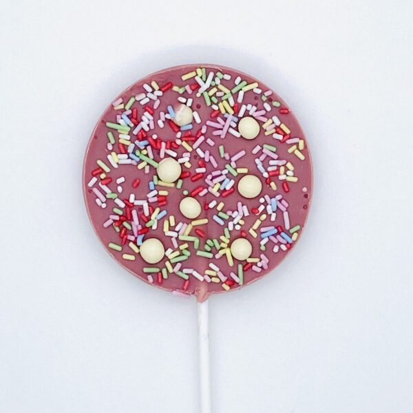 Ruby Chocolate Lollipop
