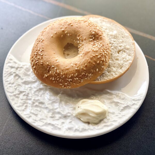 Sesame Bagel with House-made Cream Cheese